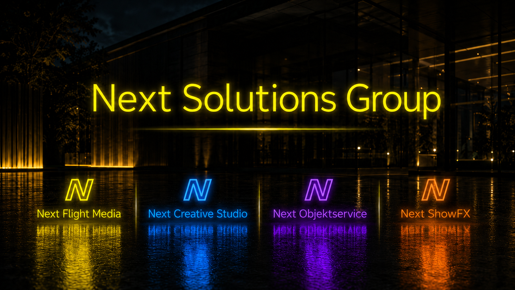 Modernes Firmengebäude von NextSolutions-Group